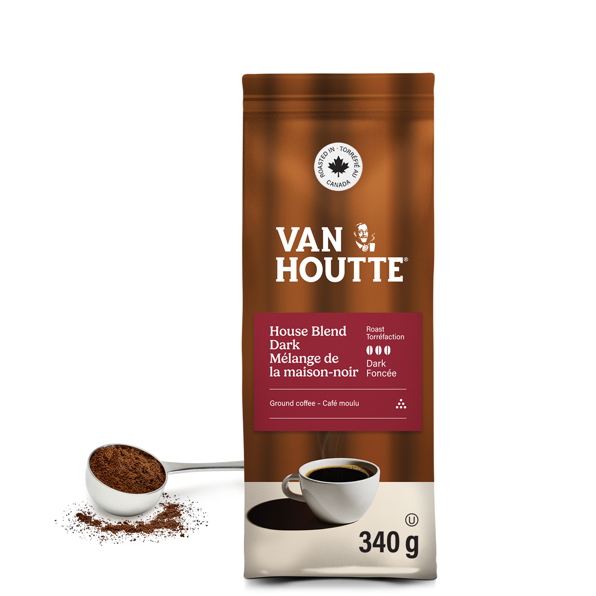 Van Houtte House Blend Dark Ground Coffee Y4