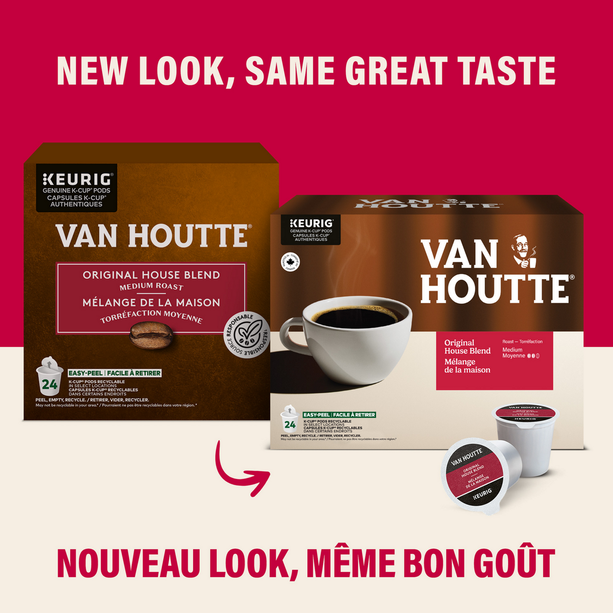 Van Houtte Espresso Dolce Crema Organic Fairtrade Medium Roast Coffee M7