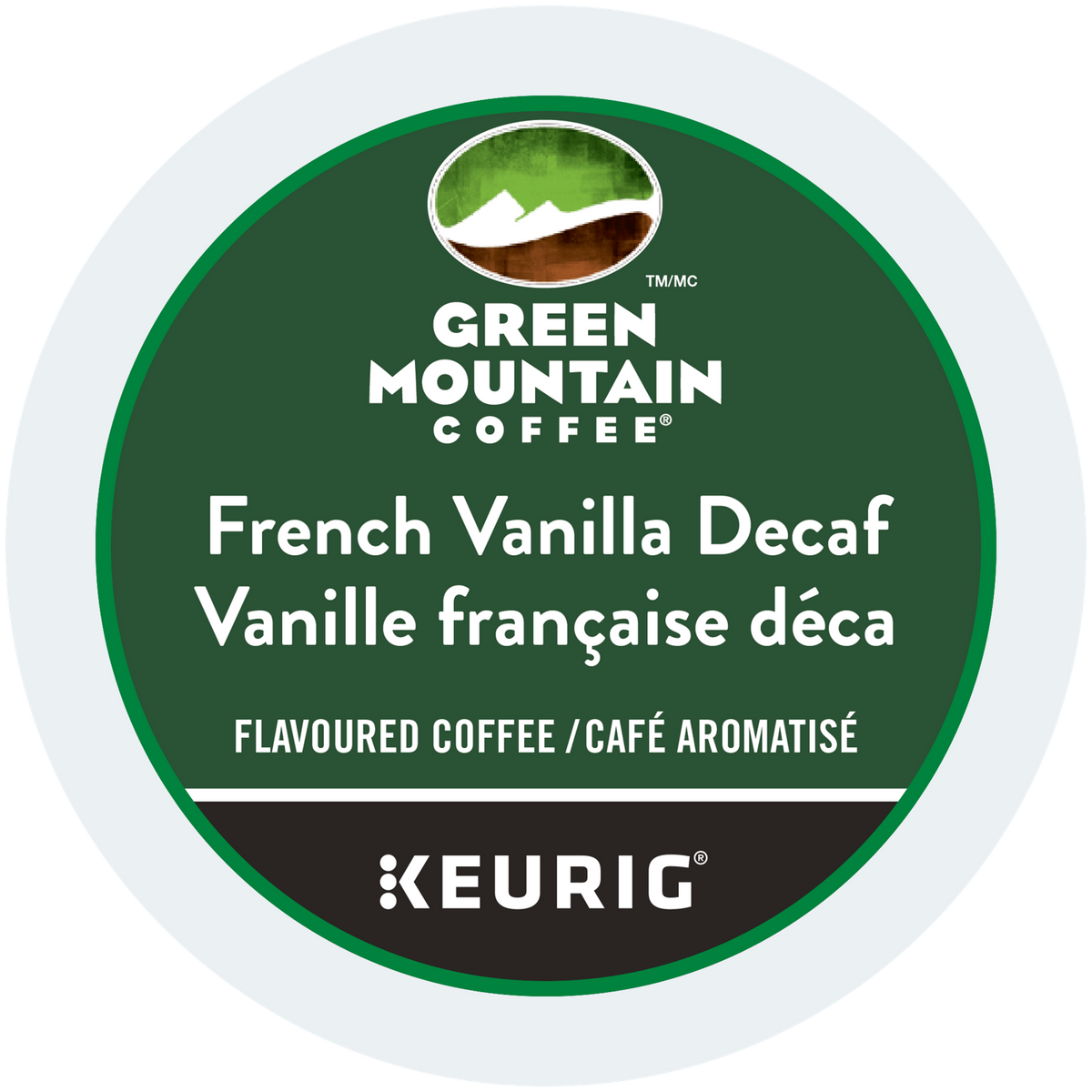Green Mountain Coffee French Vanilla Decaf Light Roast Coffee I5