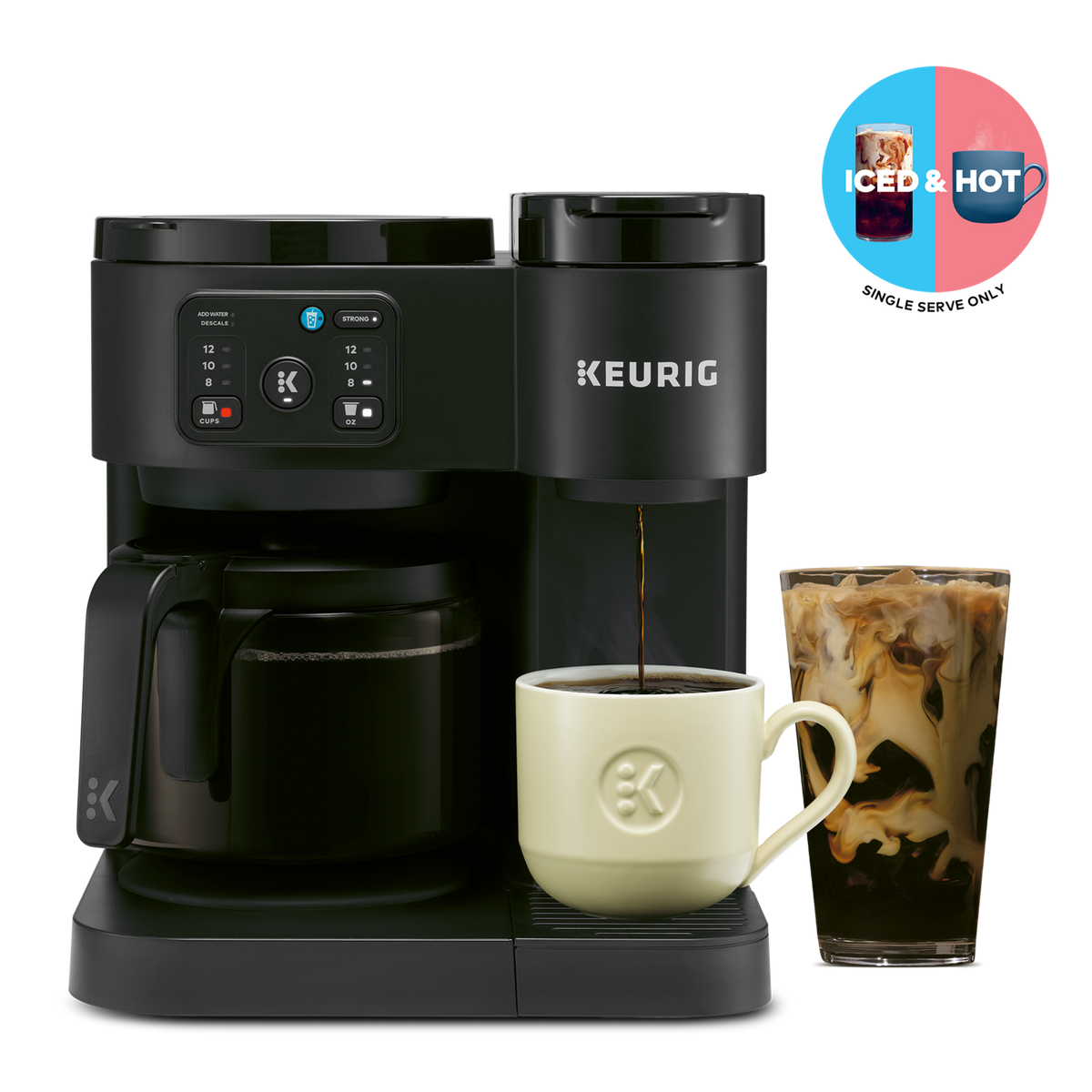 Keurig® K-Duo® Essentials Hot & Iced Single Serve & Carafe Coffee Maker Gen2 Z8