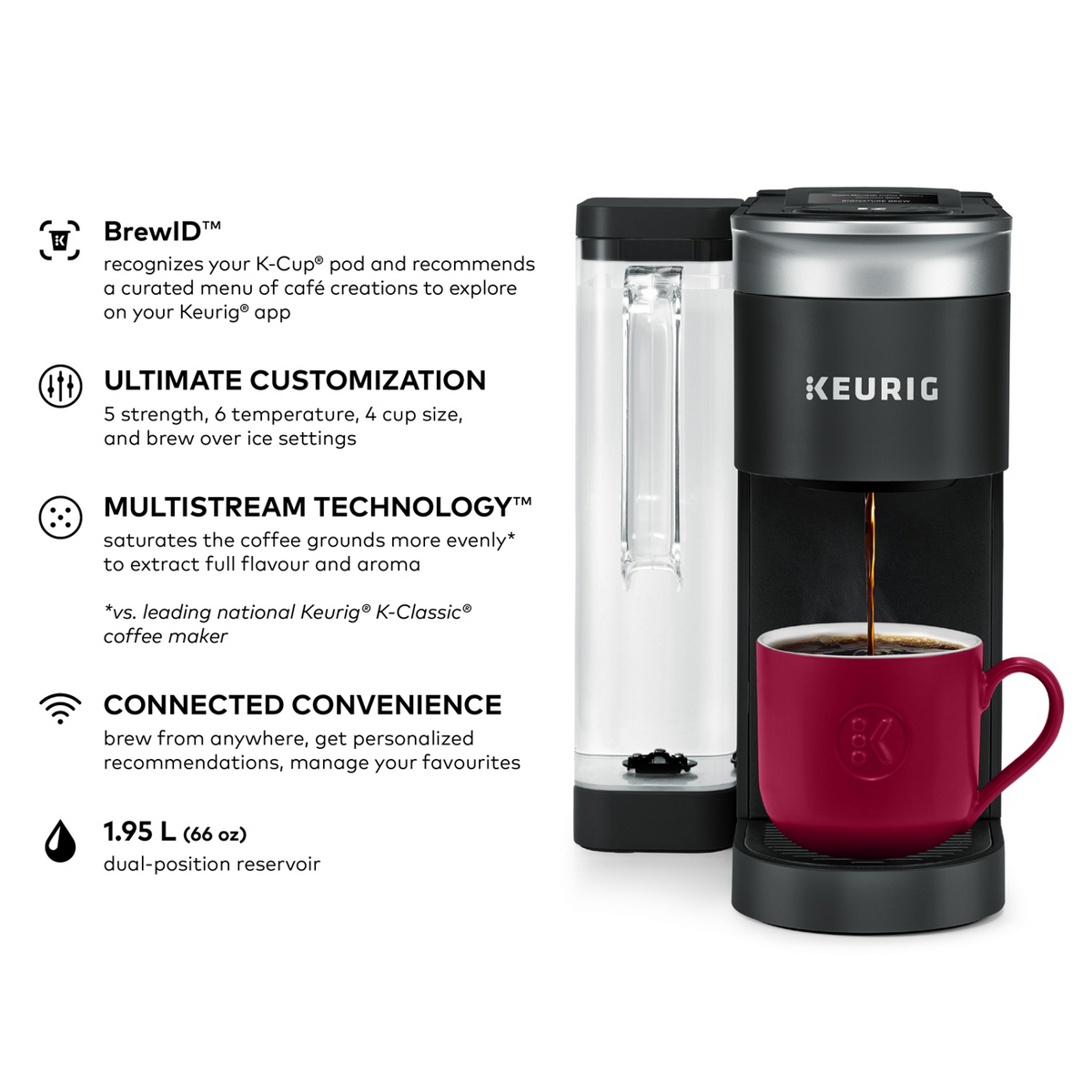 Keurig® K-Supreme® SMART Single Serve Coffee Maker P8