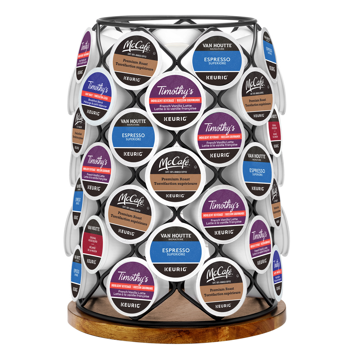 Keurig® Wood And Wire K-Cup® Pod Carousel H9