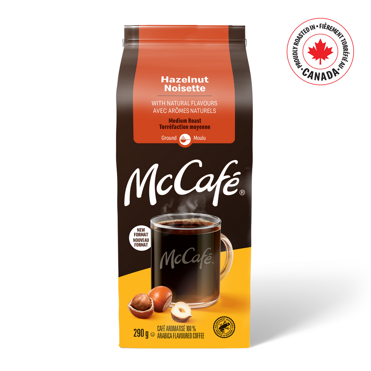 McCafé Premium Hazelnut Flavoured Medium Roast Ground Coffee L4