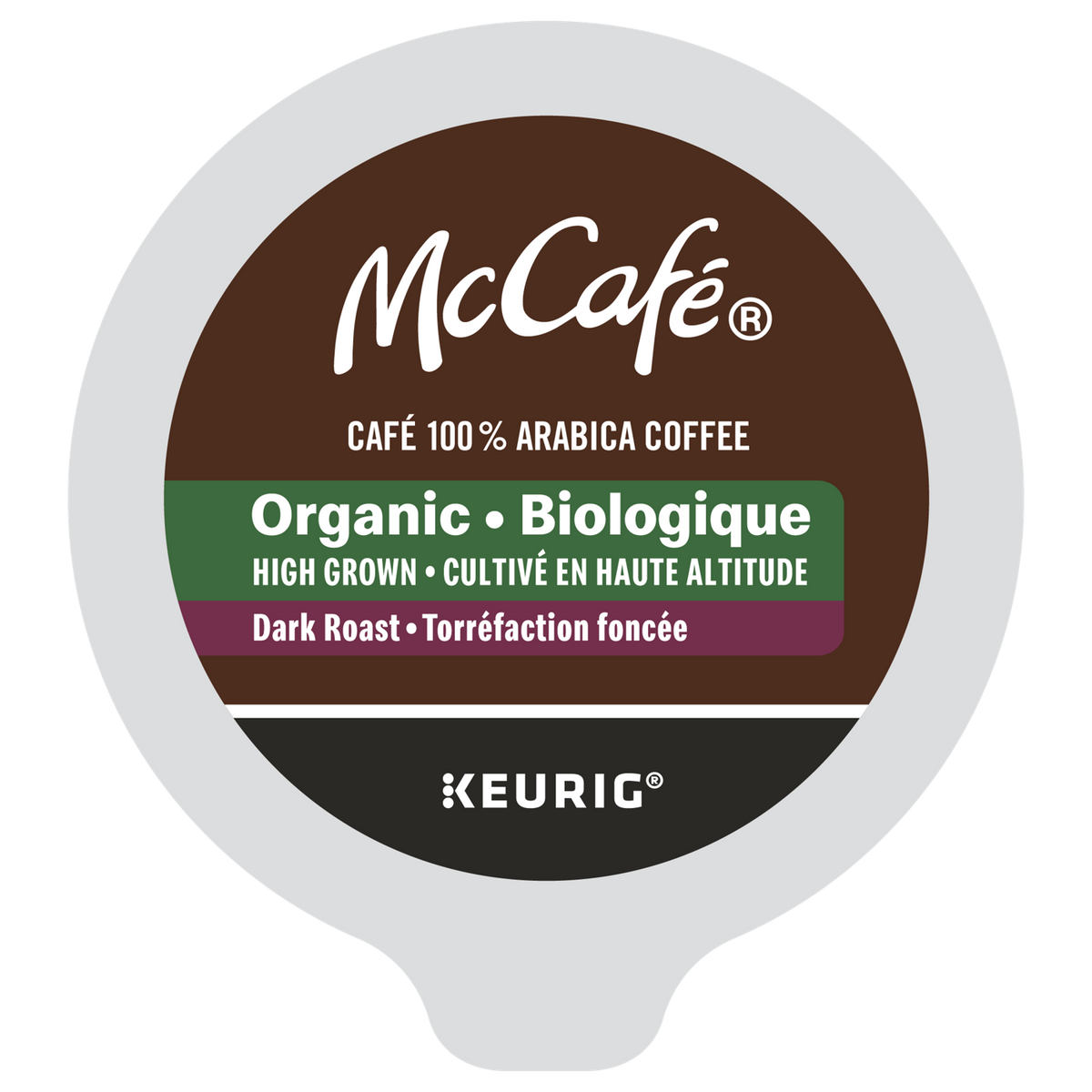 McCafé High Grown Organic Dark Roast Coffee Q9