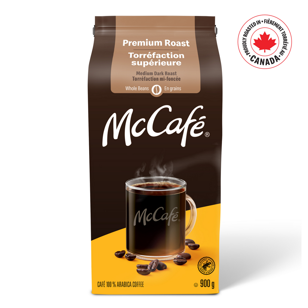 McCafé Premium Medium Dark Roast Whole Beans - 900g A0