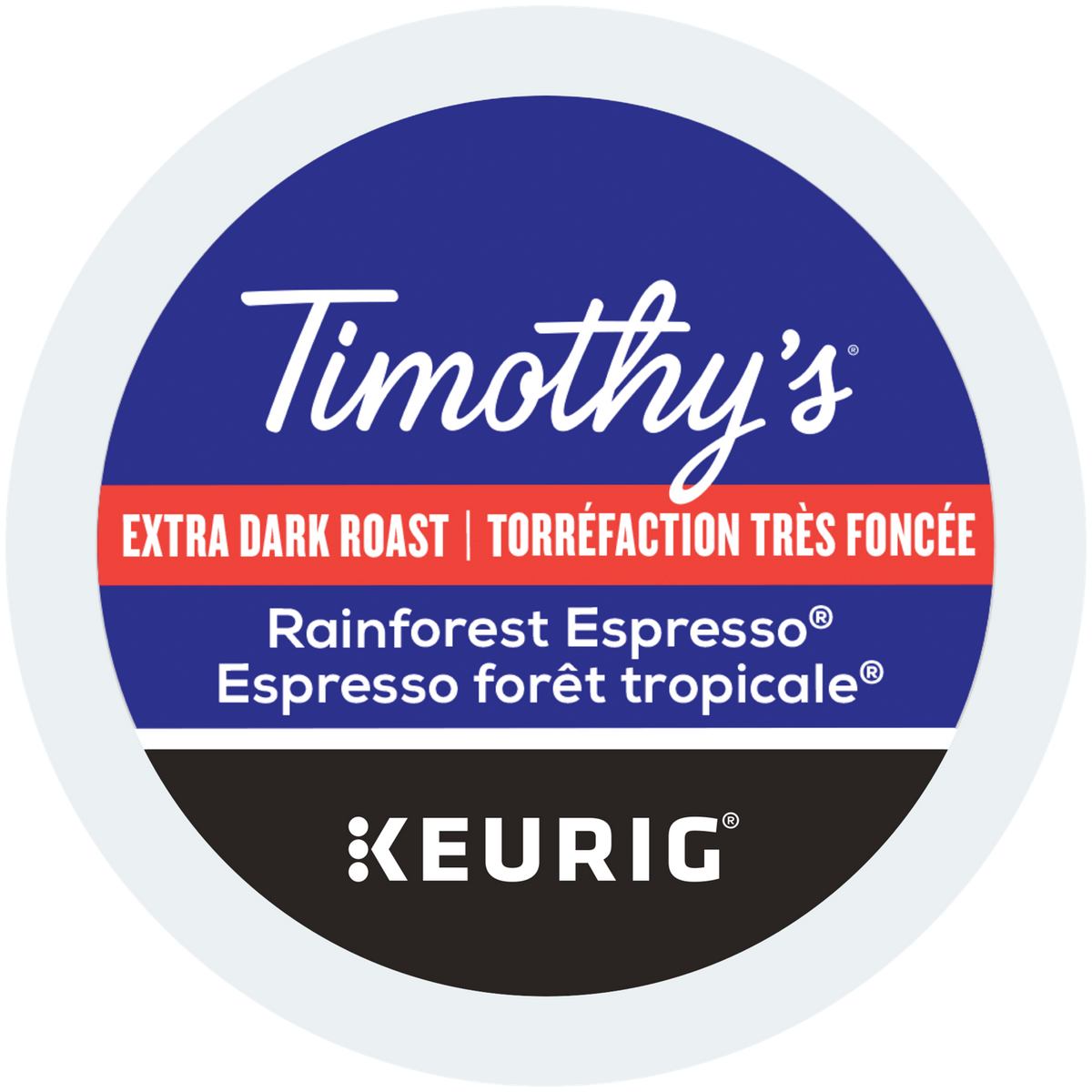 Timothy's Rainforest Espresso Extra Dark Roast Coffee C0