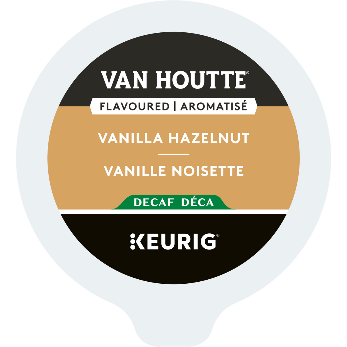 Van Houtte Vanilla Hazelnut Decaf Light Roast Coffee K4