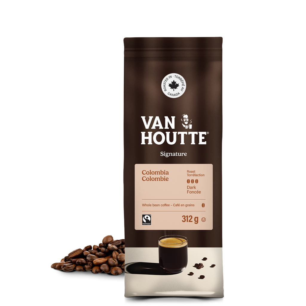 Van Houtte Colombia Fairtrade Signature Collection Dark Roast Whole Beans M0