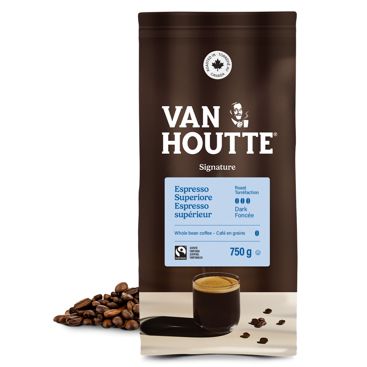 Van Houtte Espresso Superiore Signature Dark Roast Whole Beans C7