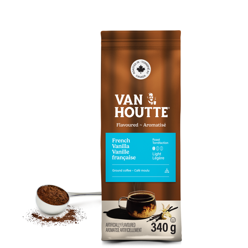 Van Houtte French Vanilla Light Roast Ground Coffee L2