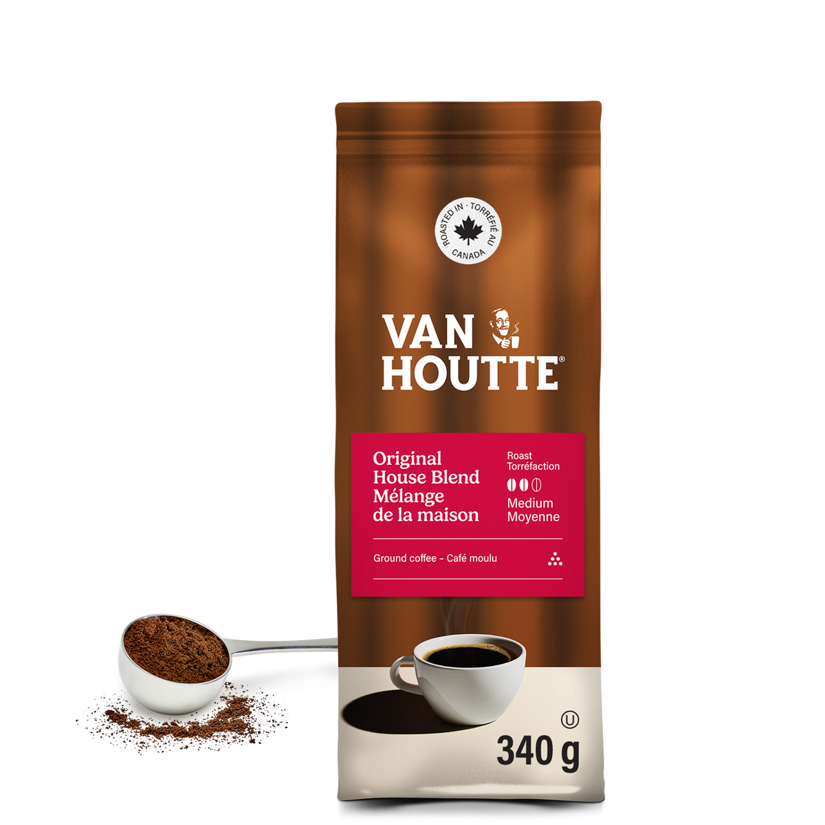 Van Houtte Original House Blend Medium Roast Ground Coffee J0